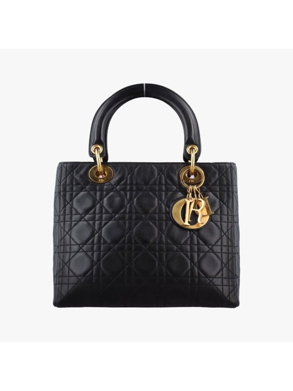 Dior Lady Black Lambskin Handbag